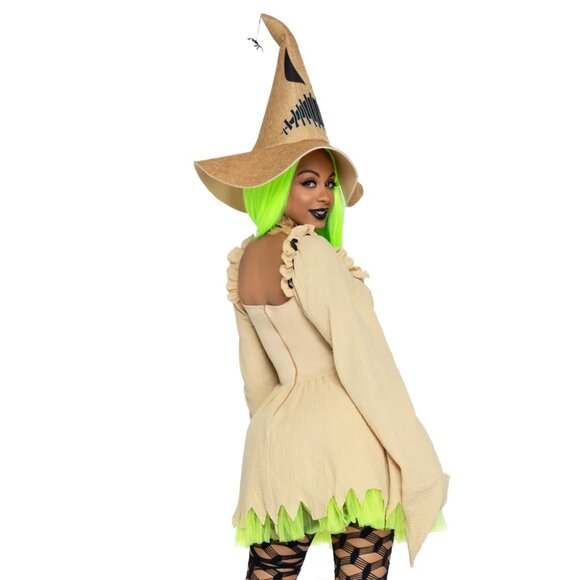 Bugged Out Baddie Costume,  Peasant Dress with waist cincher design - Picture 2 of 2